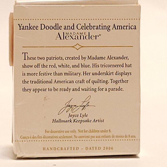 HALLMARK Keepsake Madame Alexander Yankee Doodle and Celebrating America 2006 - Picture 8 of 11
